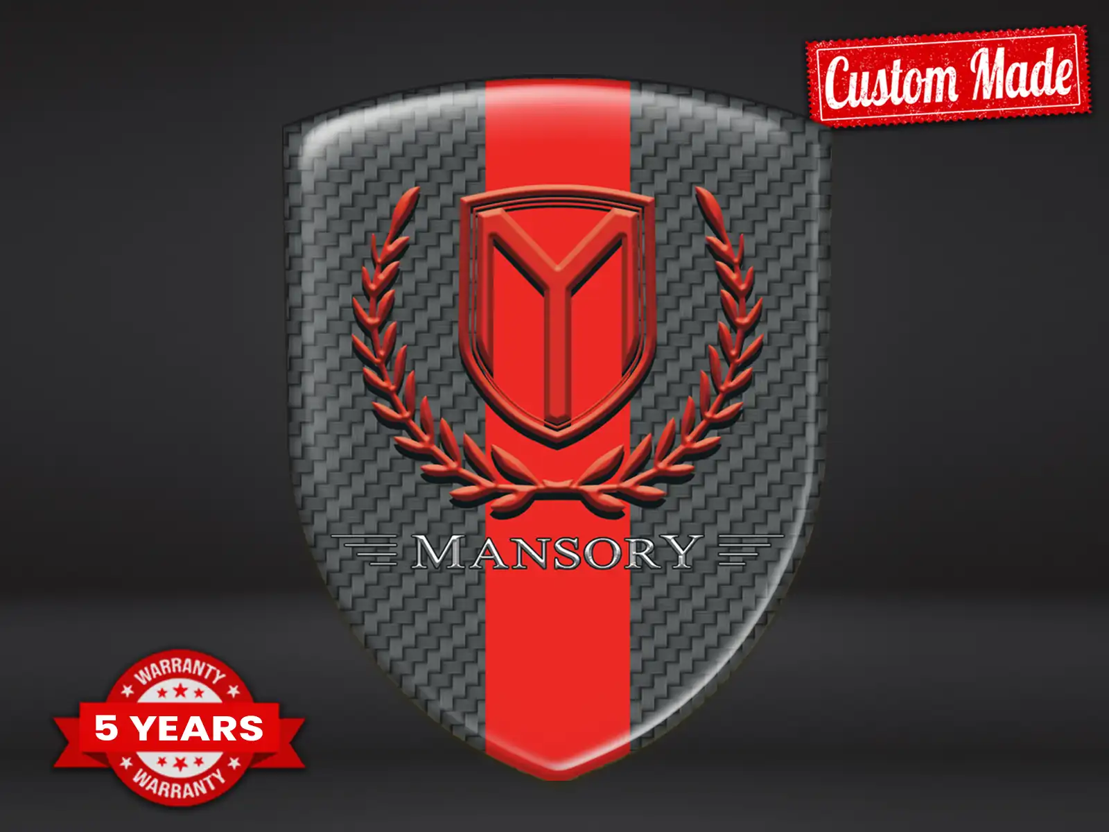 Mansory Autoabzeichen Pro Max Robust Stilvoll Performance